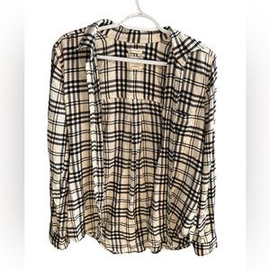 American Eagle Plaid Flannel Button Down
